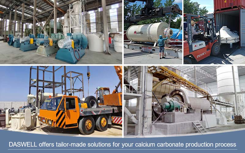 proceso de produccion de carbonato de calcio