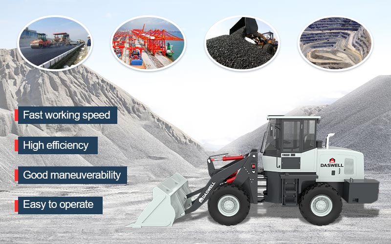Features of wheel loader
