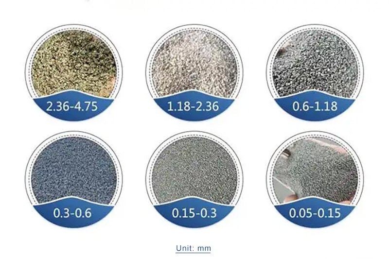 the content of stone powder