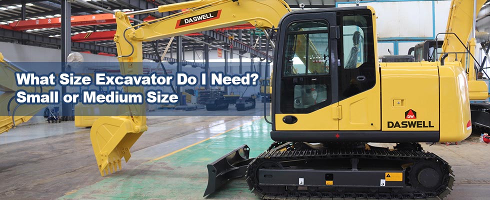 What Size Excavator Do I Need? Small or Medium Size