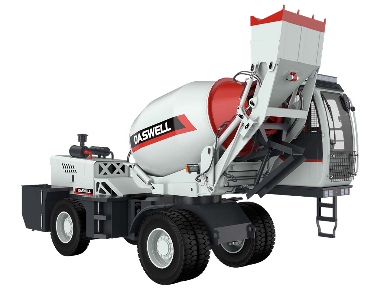 Self Loading Concrete Mixer