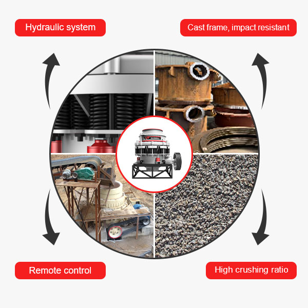 features of cone crusher