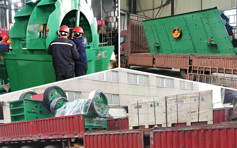 pack the crushing plant