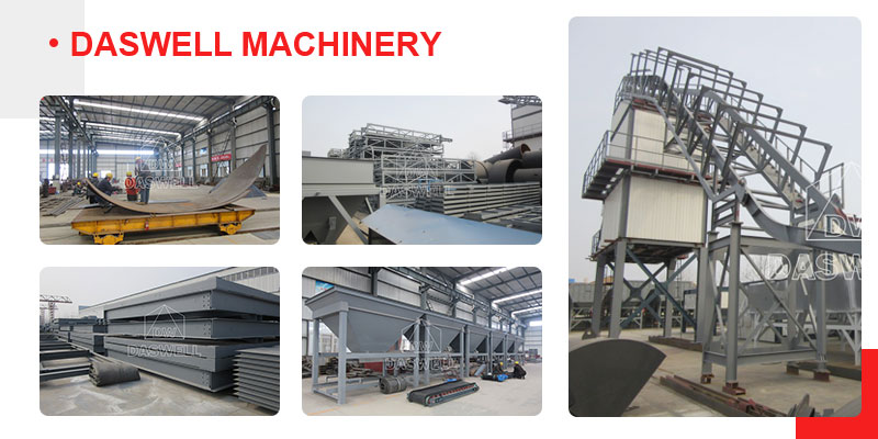Daswell asphalt mixing plant working site