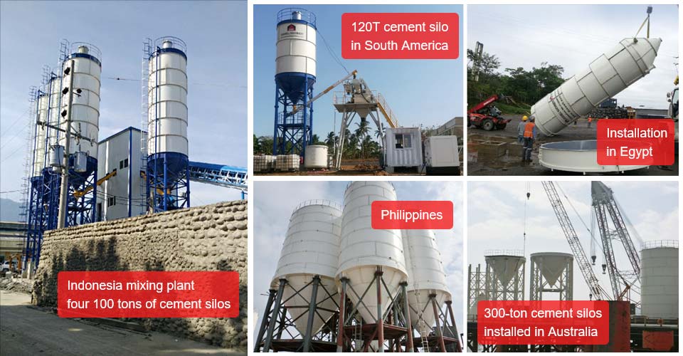Daswell bolted silo in different countries