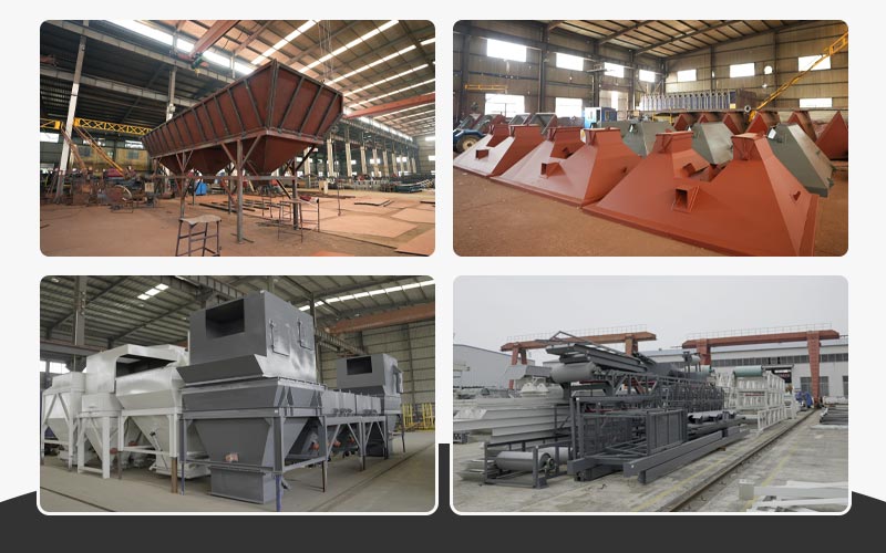 mobile batching plant in factory