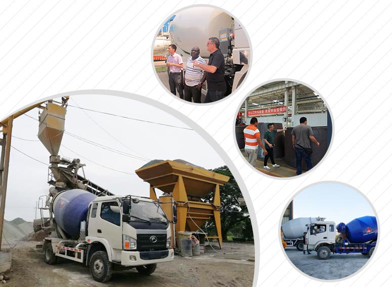 serve our customers that buy the concrete mixer truck