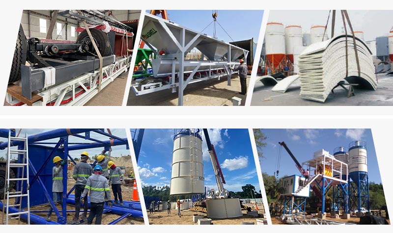 purchase and install concrete mixing plant