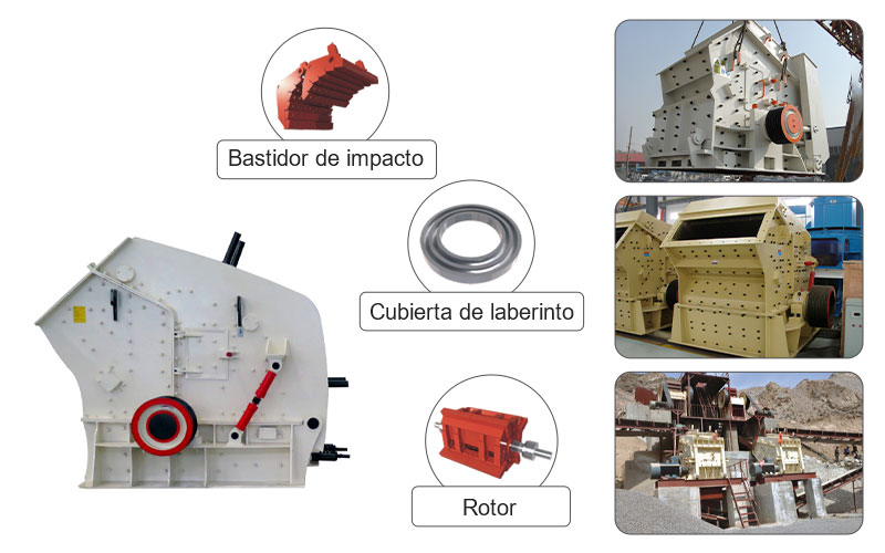 Componentes de trituradora de piedra de impacto