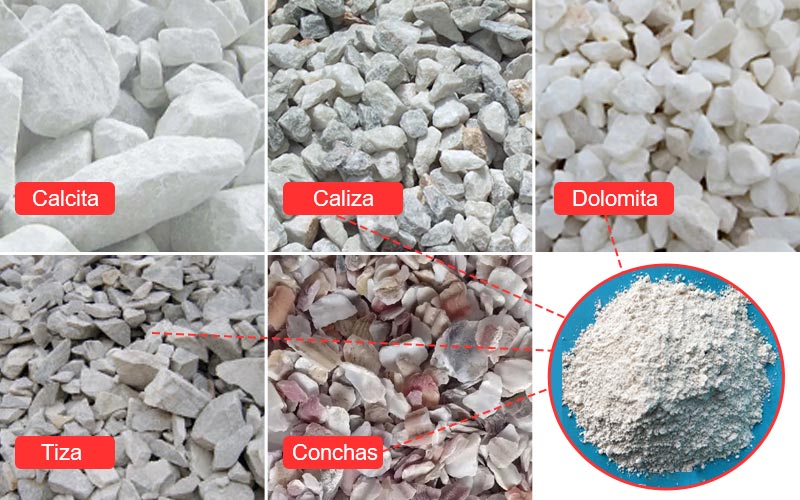 Carbonato de calcio, ligero Cargas & Materiales de construcción