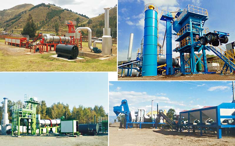 Daswell mobile asphalt mixing plant