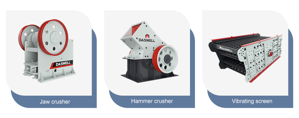 various of crusher machines