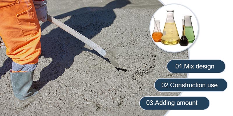 the use of concrete admixture