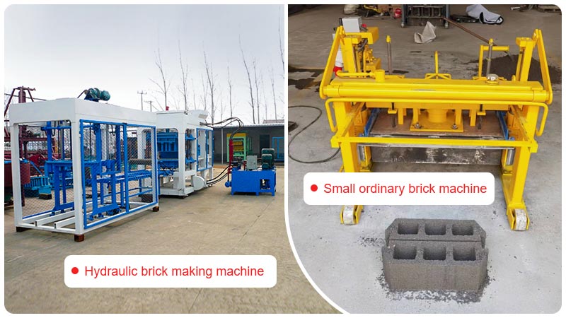 different types of brick making machines