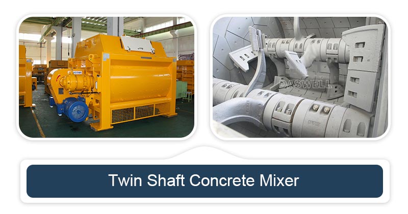 daswell twin shaft mixer