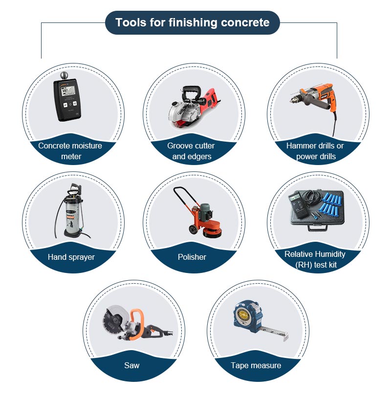 tools for finishing concrete