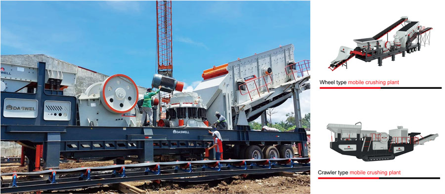 types of mobile crushing plant