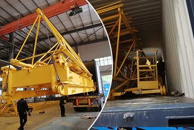 Luffing tower crane to Southeast Asia
