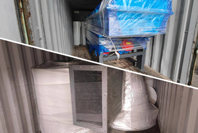 Vibration Screen and Dust Collector Delivered to Algeria