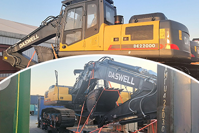 2 Sets 22t Excavators Shipped To Ecuador