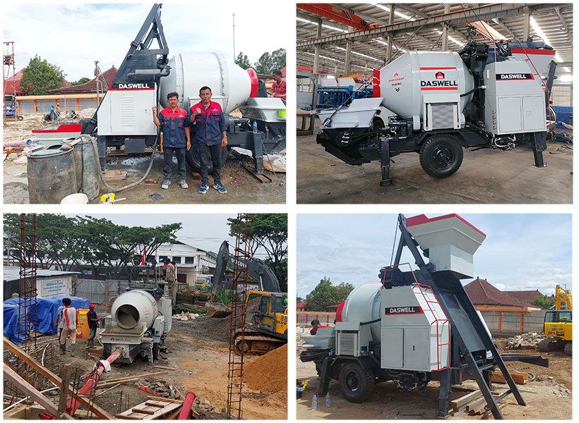 mixer pump in site