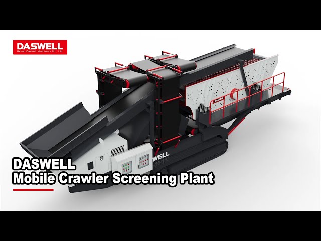 daswell mobile crawler screening plant youtube video poster