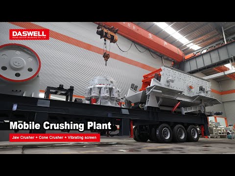 display and loading of daswell mobile crushing plant youtube video poster
