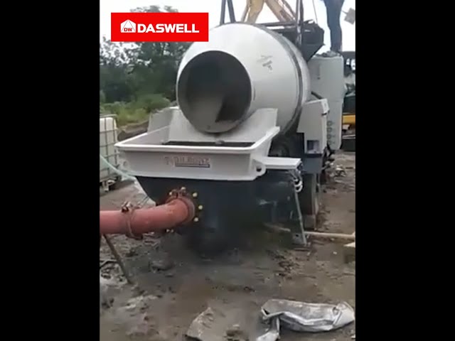 Daswell concrete mixer pump works in Philippines