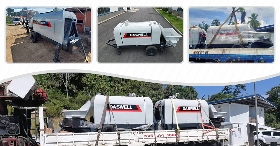 Daswell trailer pump in factory for delivery