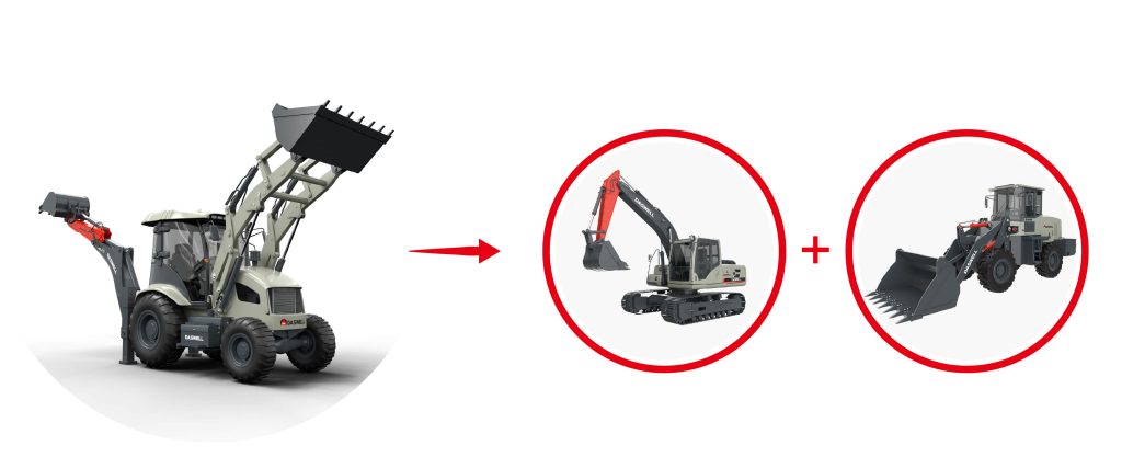 backhoe loader machinery
