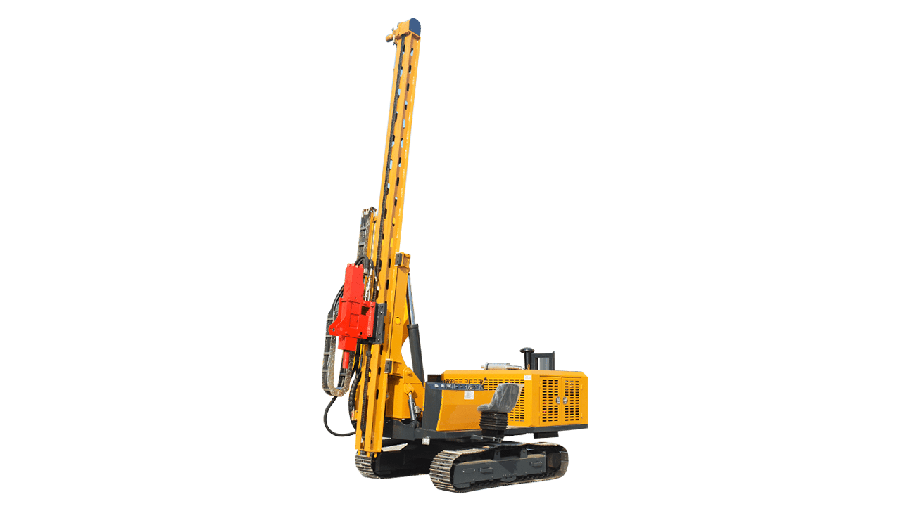 hydraulic hammer photovoltaic pile driver