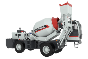 self loading concrete mixer