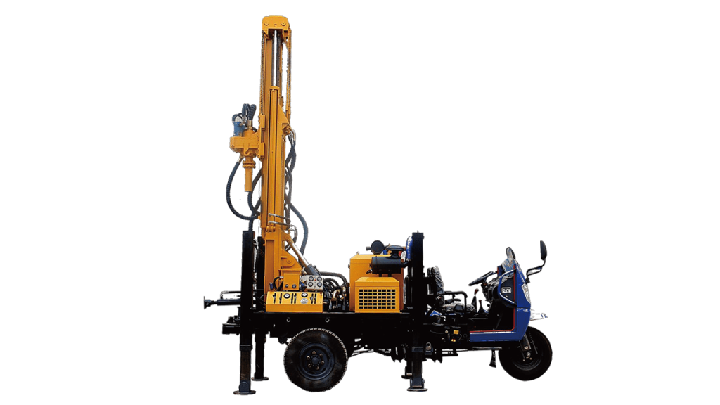 Truck-mounted water well drilling rig