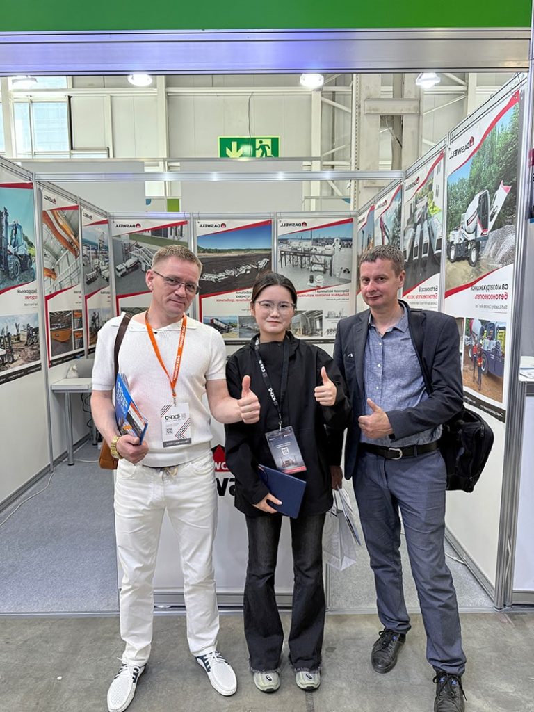Group photo with customers after an engaging equipment introduction.