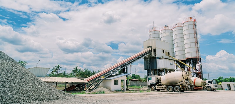 DASWELL Belt Conveyor Stationary Batching Plant Cases