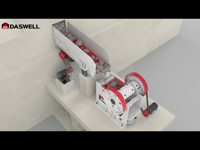 Daswell Stationary Crushing Plant Working Process