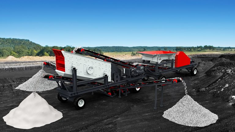 Daswell mini small portable rock crushing plant