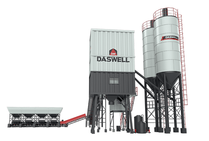 Stationary concrete batching plant for Philippines