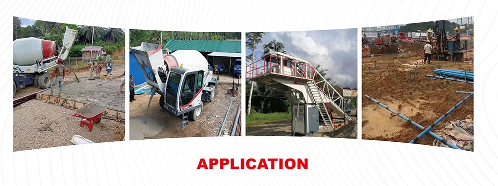 Applications for Self-Loading Concrete Mixers
