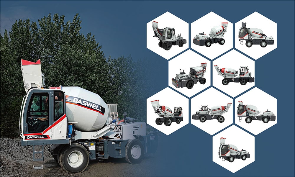Daswell Self-Loading Concrete Mixers
