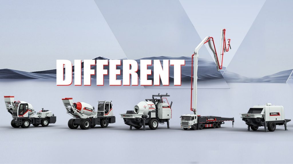 difference between concrete mixers and pumps