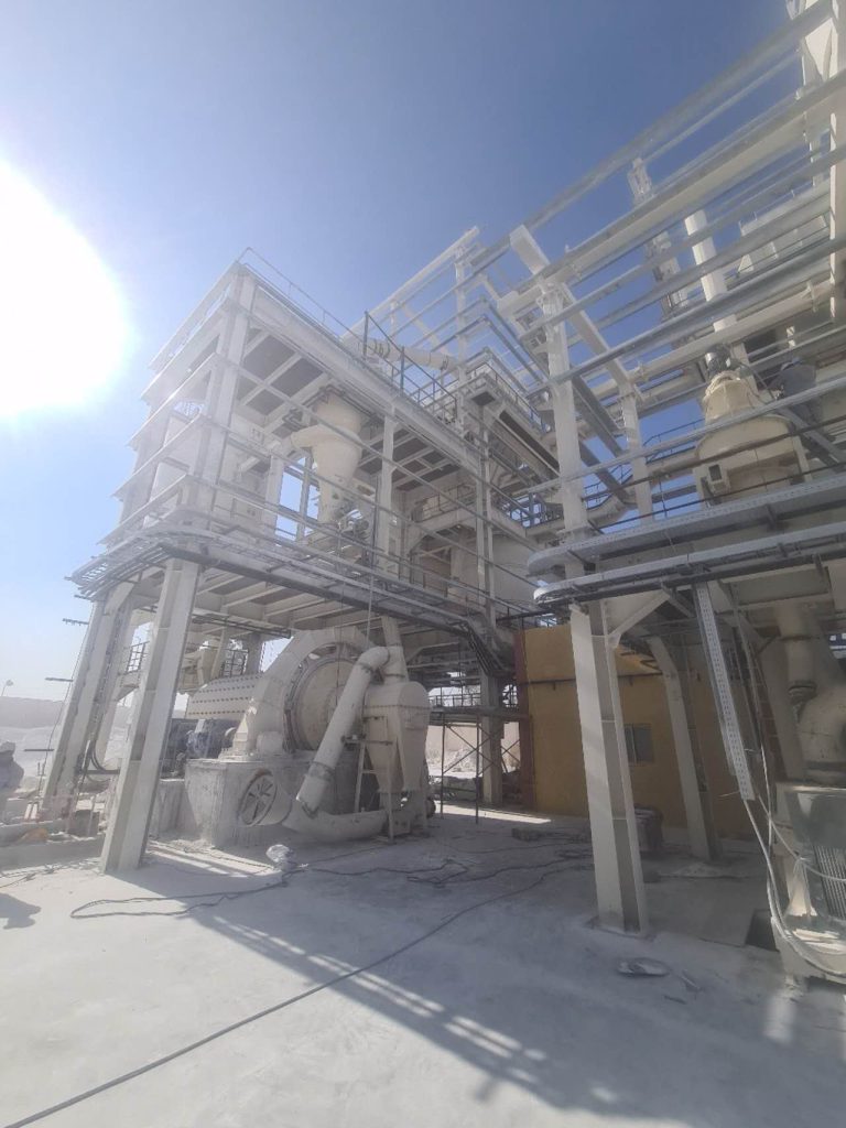 Daswell ball milling and coating production line in Egypt 2