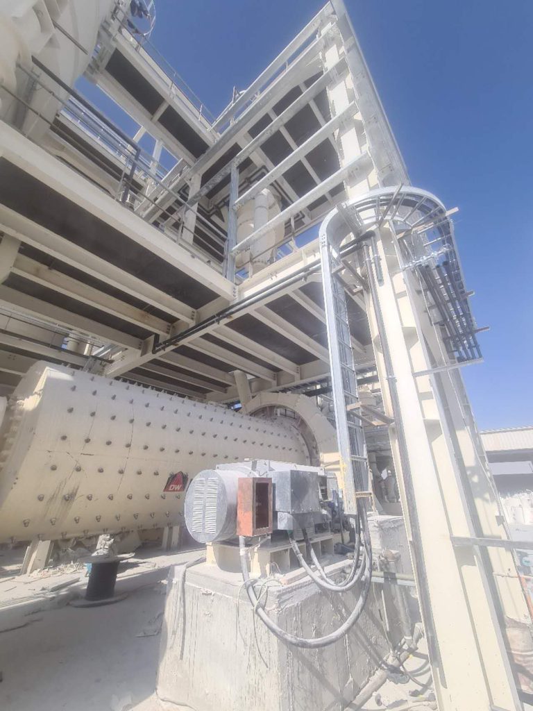 Daswell ball milling and coating production line in Egypt 3