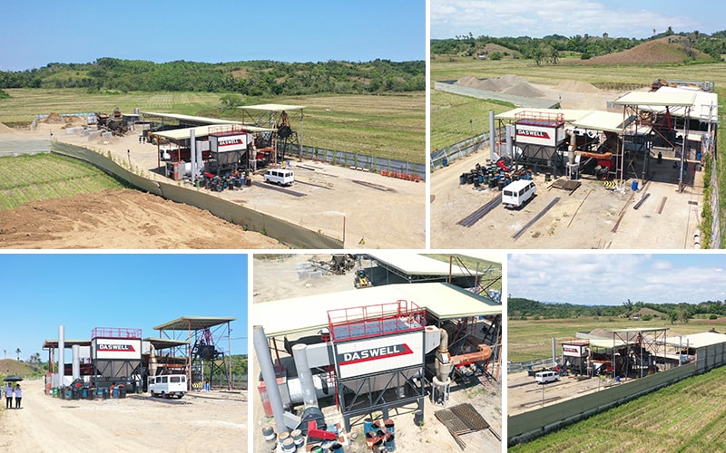 Daswell stationary asphalt mixing plant cases