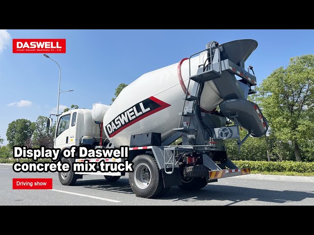 concrete transit mixer truck