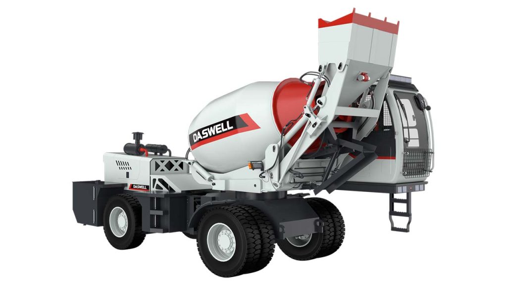 Self Loading Concrete Mixer