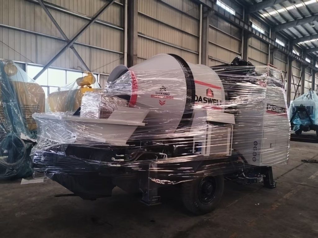 DMP50 Concrete Mixer Pump Successfully Shipped to Cape Verde 1 微信图片 20250121172339