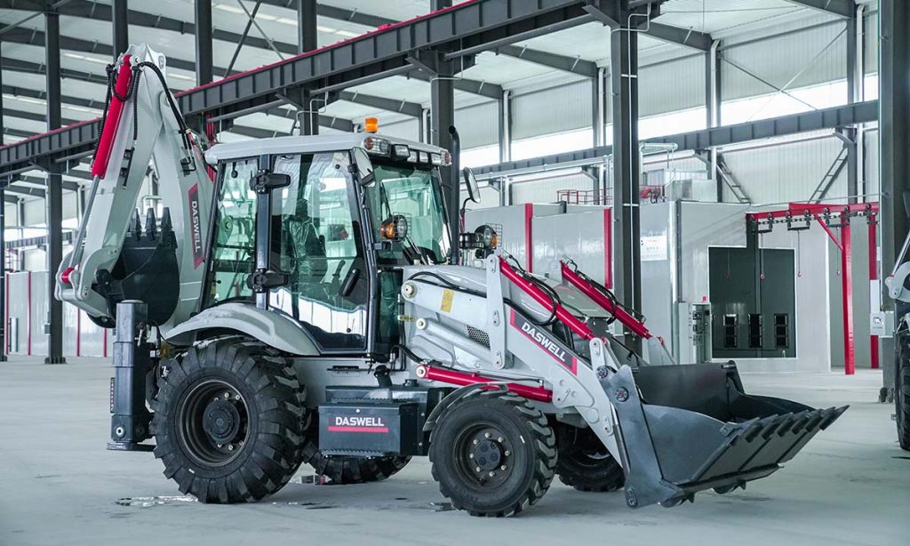 backhoe loader factory photos