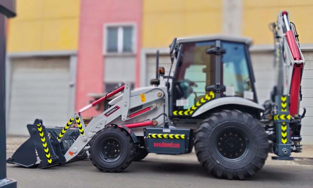 backhoe loader indonesian real shot