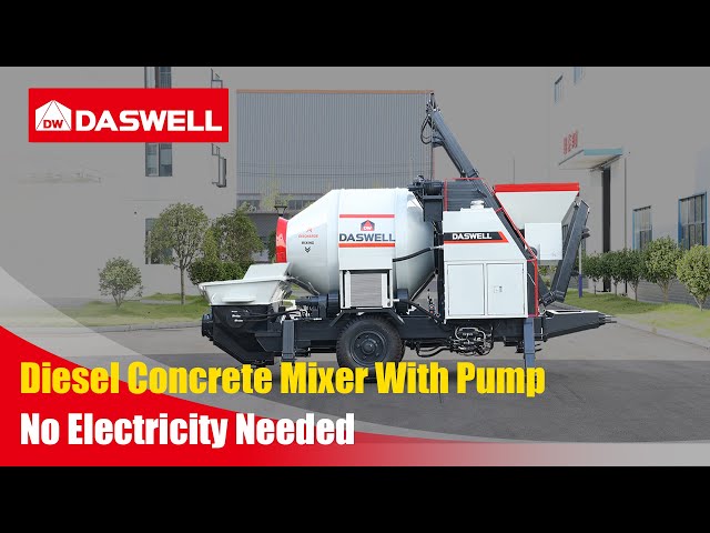 concrete mixer pump info